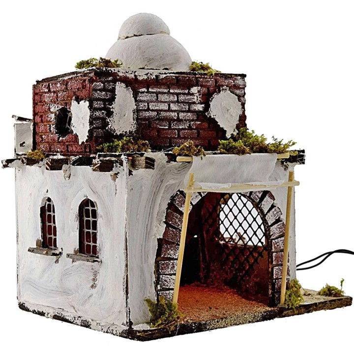 Arab House with tent illuminated cm 26x20x30 h.