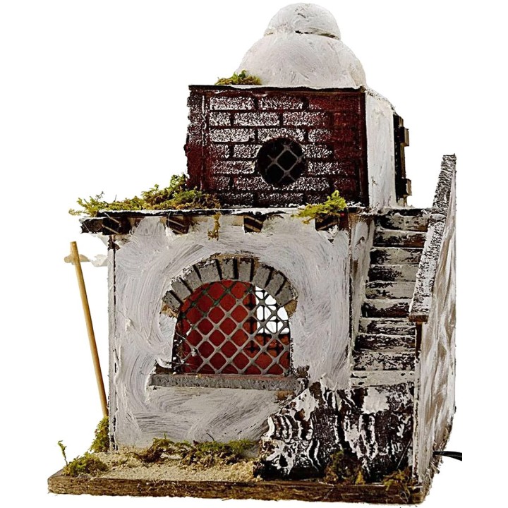 Arab House with tent illuminated cm 26x20x30 h.