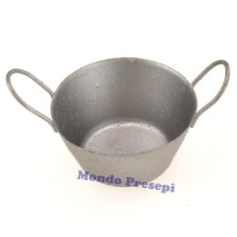 Round metal tub 4 cm