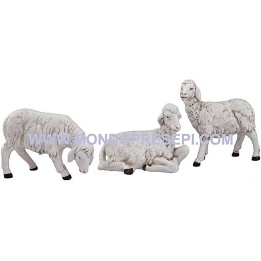 Set 3 pecore per statue cm 40-45