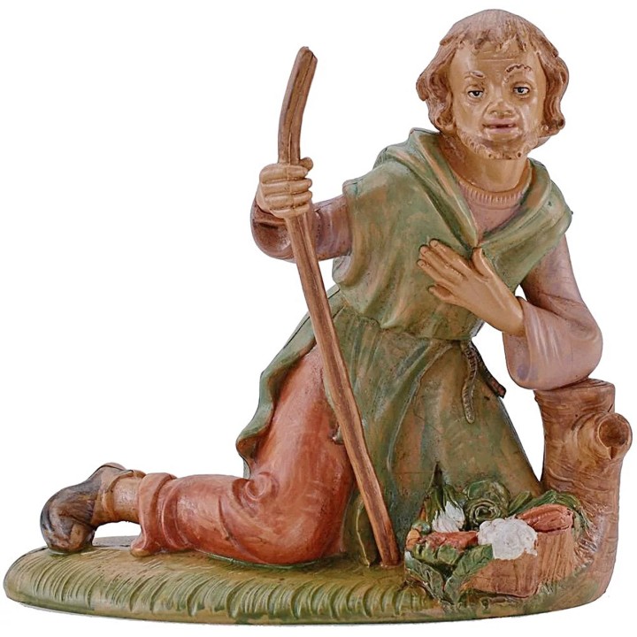Pastore in ginocchio serie 30 cm in pvc lux Euromarchi