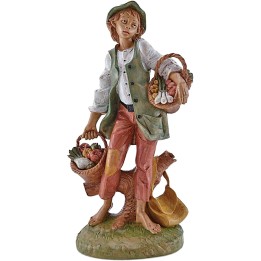Uomo con cesti 30 cm Euromarchi