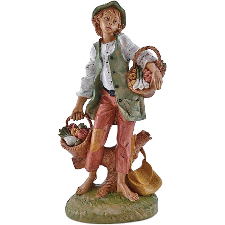 Uomo con cesti 30 cm Euromarchi