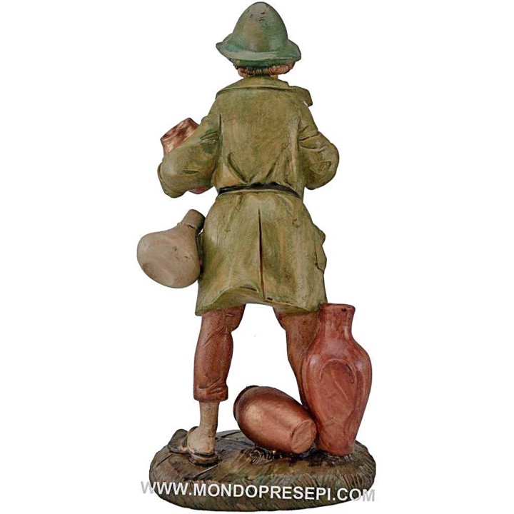 Sheperd with water jugs 30 cm Lux Euro