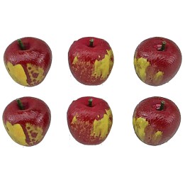 Set 6 mele rosse mature
