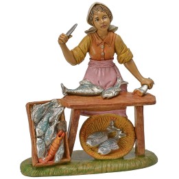Vendedora de pescado cm 20 lux Euromarchi