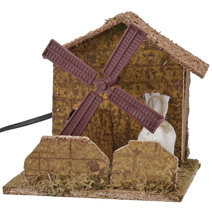 Mulino a vento funzionante cm 15x15x14,5 h