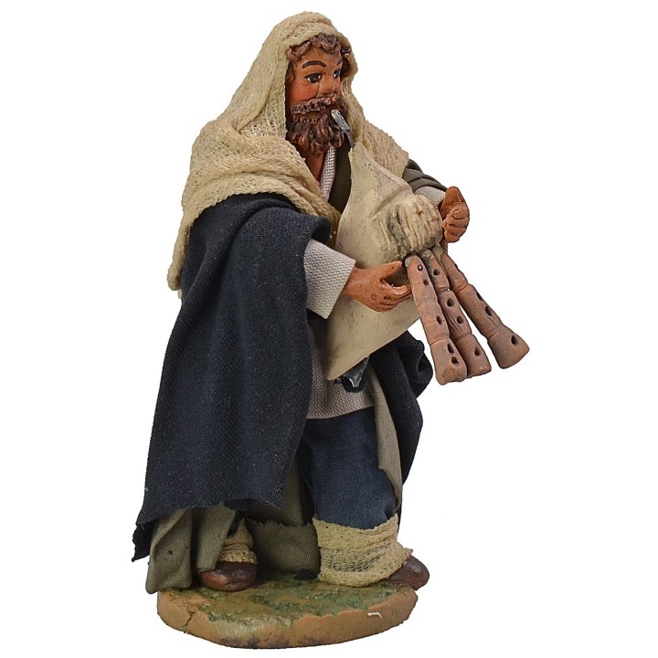 Zampognaro 12 cm en terracota Lux