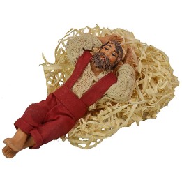 Dormiente su paglia serie 12 cm