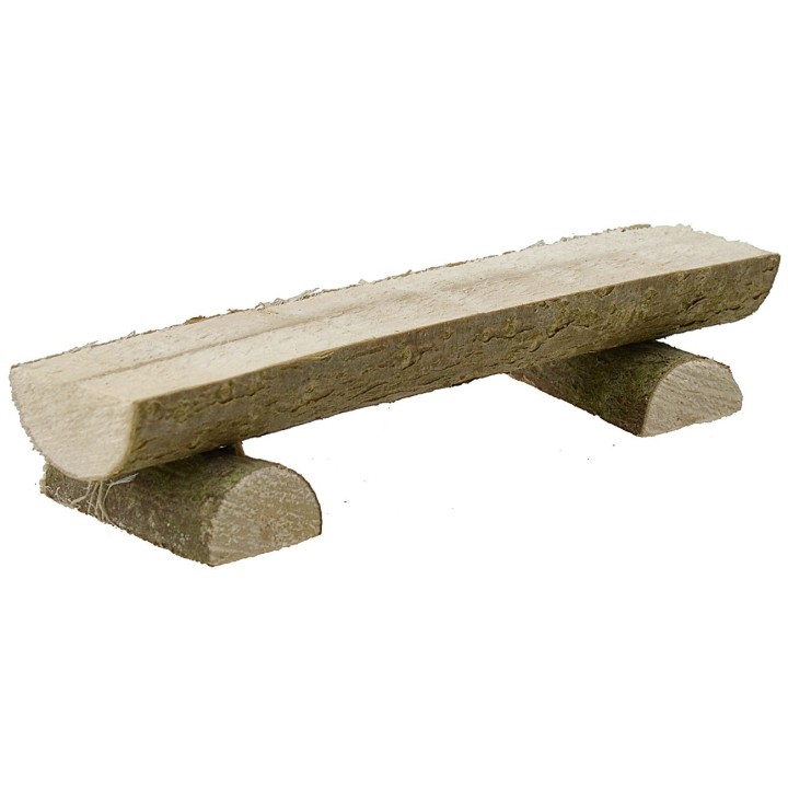 Panchina di tronchi cm 10x3,2x2 h