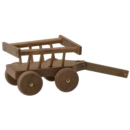 Carreta de madera 11,5x4,5x4 h