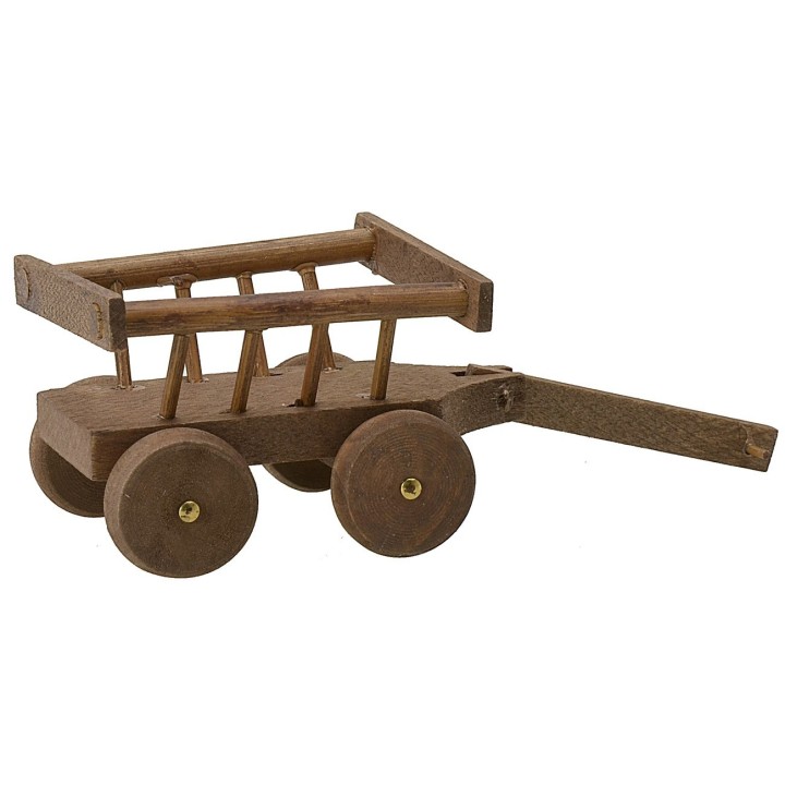 Carreta de madera 11,5x4,5x4 h