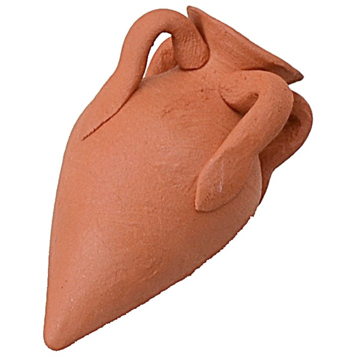 Anfora in terracotta con manici cm 4,7 h