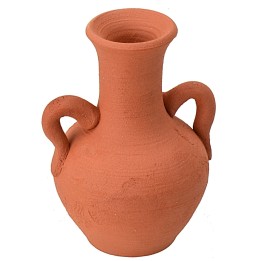 Ánfora de terracota con asas cm 6,3 h