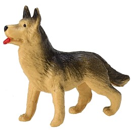 Cane lupo cm 6,5x5 h per statue cm 10