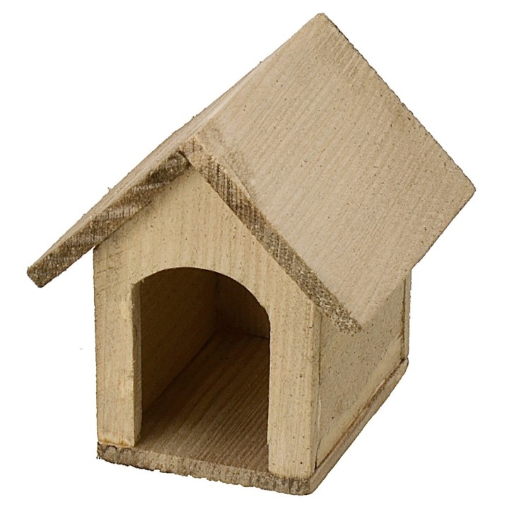 Wooden kennel for dogs cm 5,1x5,3x5,6 h