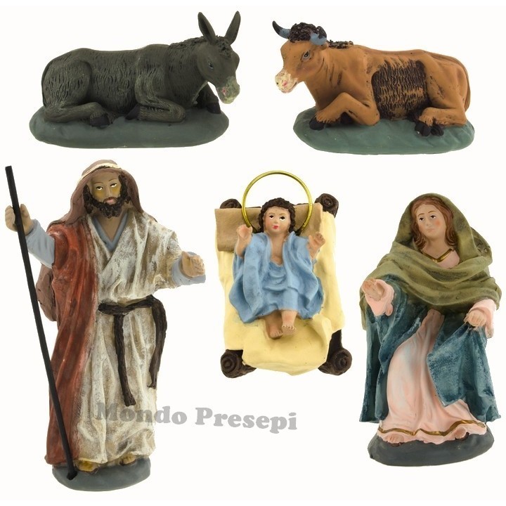 Cm 15 Natività cm 15 in resina