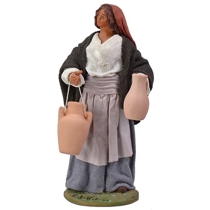 Mujer con ánforas 14 cm