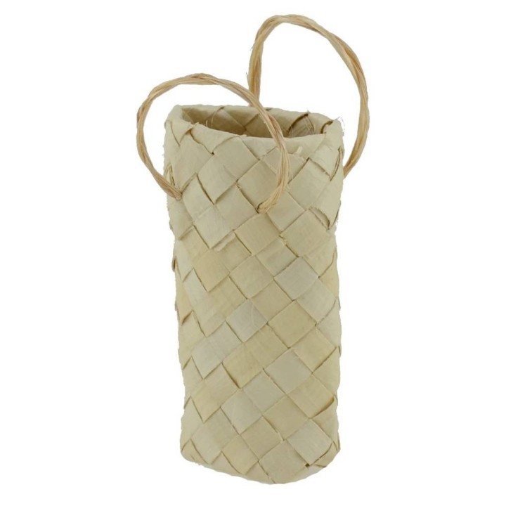 Bolso de mimbre cm 3,2x4,2 h.