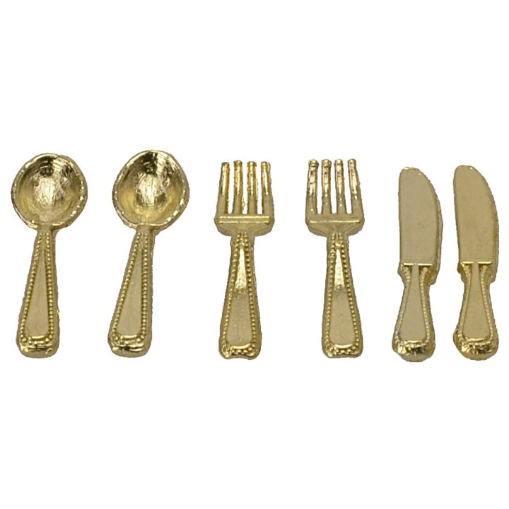 6-piece metal cutlery set cm 2