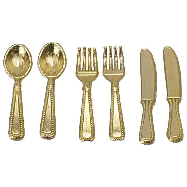 6-piece metal cutlery set cm 2