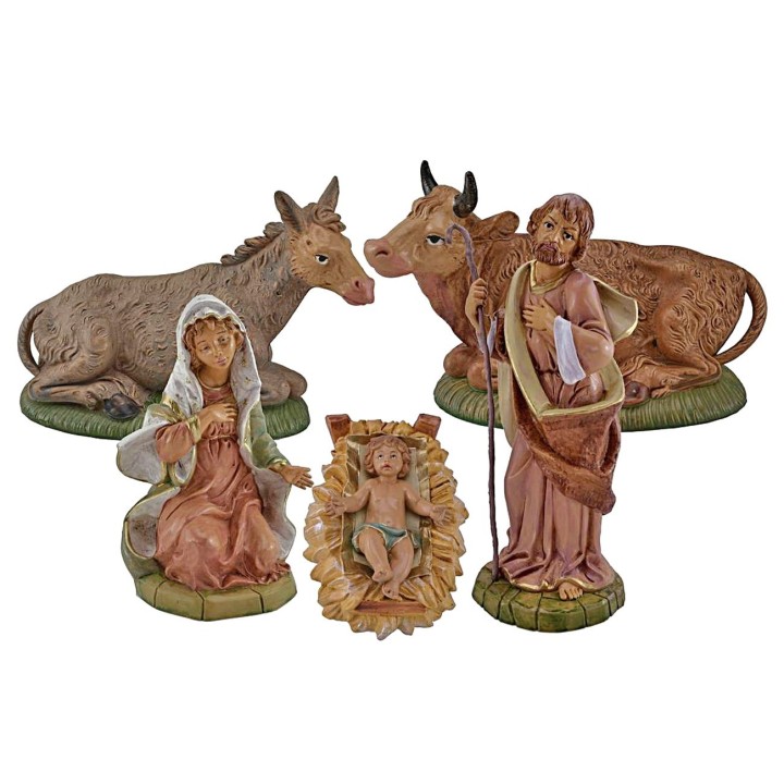 Natività Lux cm 30 set 5 soggetti Euromarchi