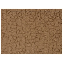 Pannello in sughero a pietre grandi cm 33x25x1