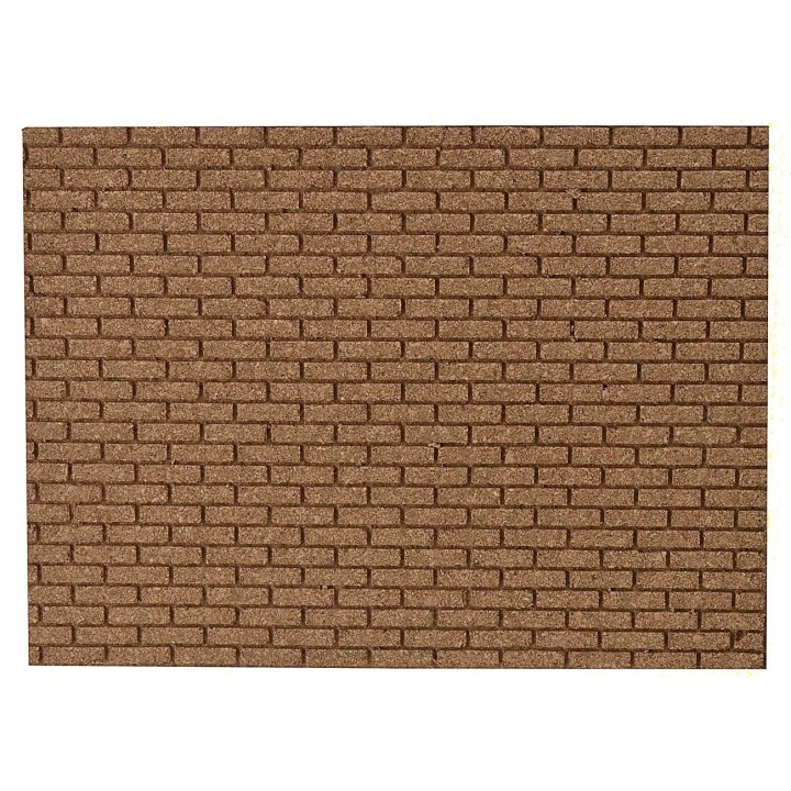 Pannello di sughero a mattoni grandi cm 33x25x1