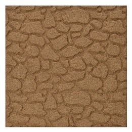 Panel de corcho con piedras grandes de 24,5x24,5x1 cm.