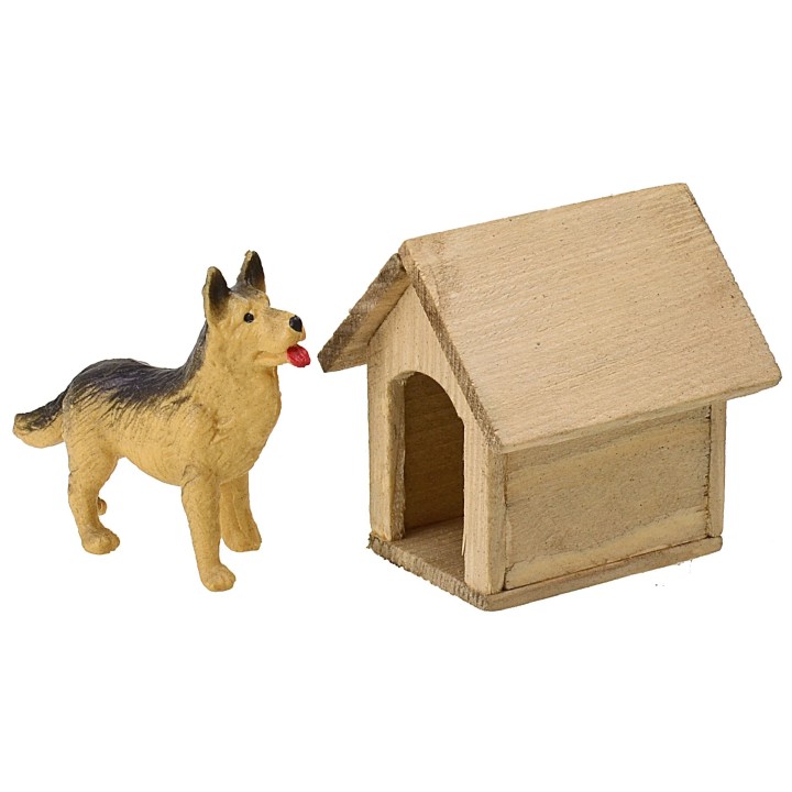 Wooden kennel for dogs cm 5,1x5,3x5,6 h