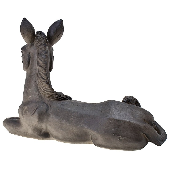 Asino seduto in resina per statue da 40 cm