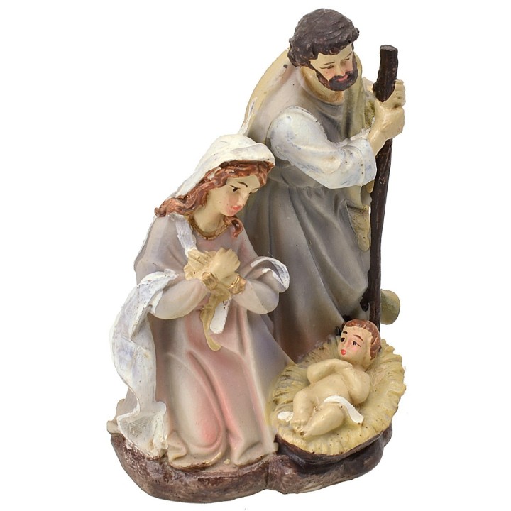 Natività monoblocco in resina cm 10x8x14,5 h
