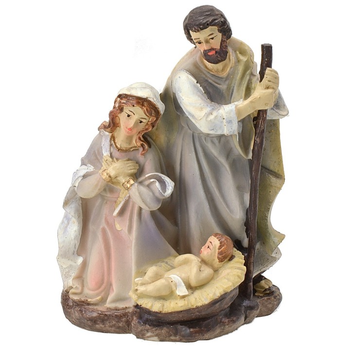 Monobloc nativity in resin cm 10x8x14,5 h