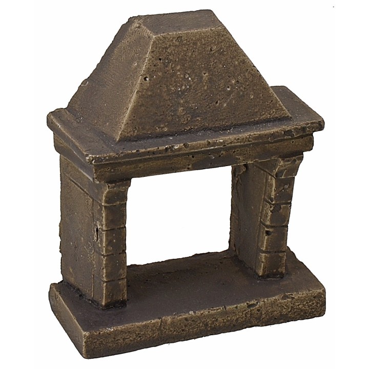 Chimenea de resina cm 7x3,2x8 h