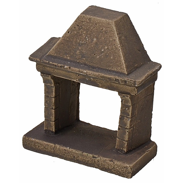 Resin fireplace cm 7x3,2x8 h
