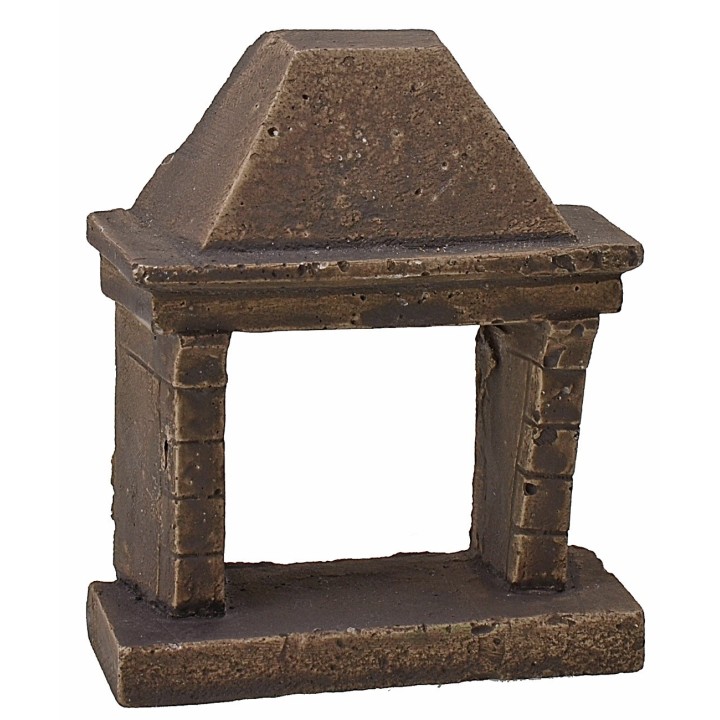 Resin fireplace cm 7x3,2x8 h