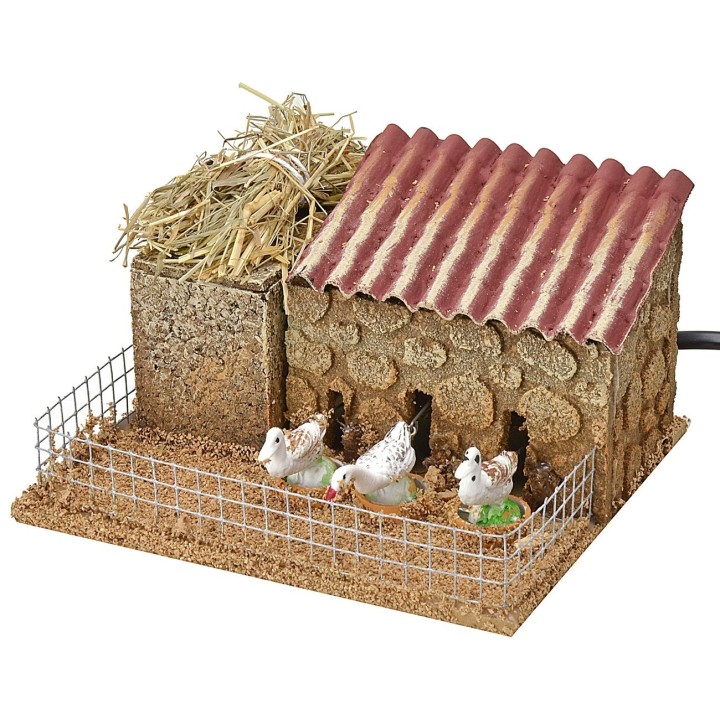Papere da cortile in movimento cm 14x12x8,5 h