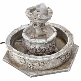 Circular resin fountain with functioning water movement cm