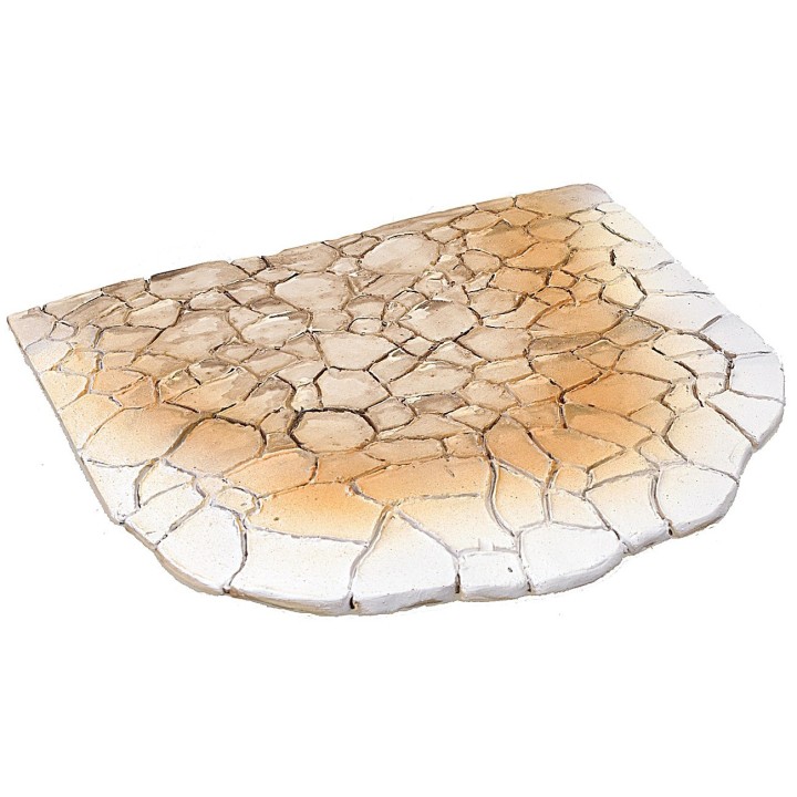 Pavimento de resina para plaza efecto piedra cm 24,5x23,5x0,9 h