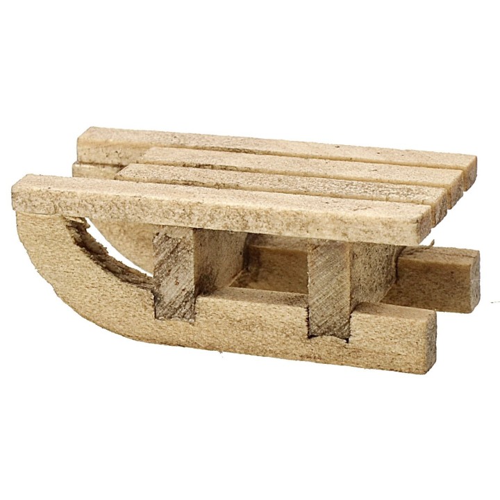 Trineo de madera cm 1,5x3x1,1 h