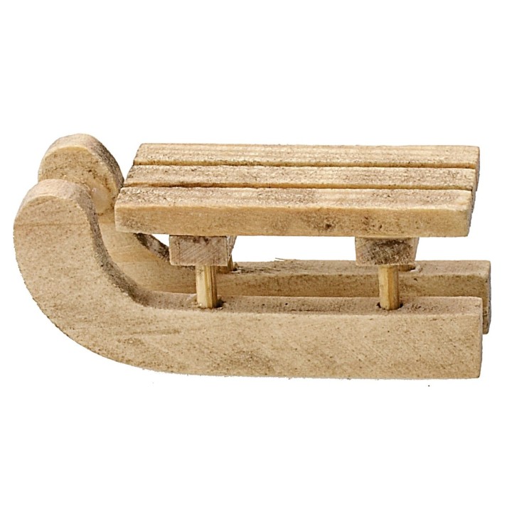 Wooden sled cm 1,7x4x1,8 h
