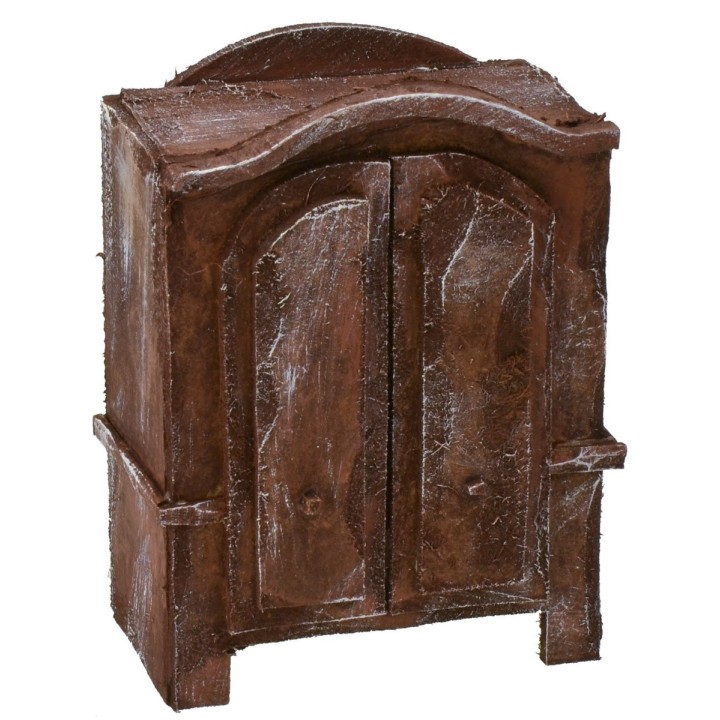 Armadio in legno antichizzato cm 8x4,5x11 h