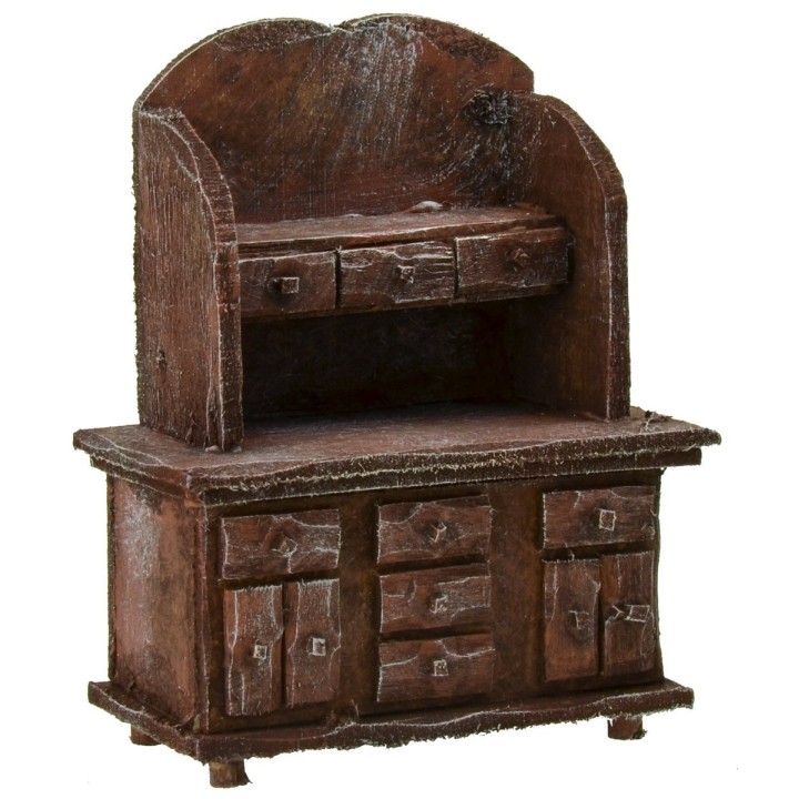 Aparador de madera envejecida cm 9x5x11 h