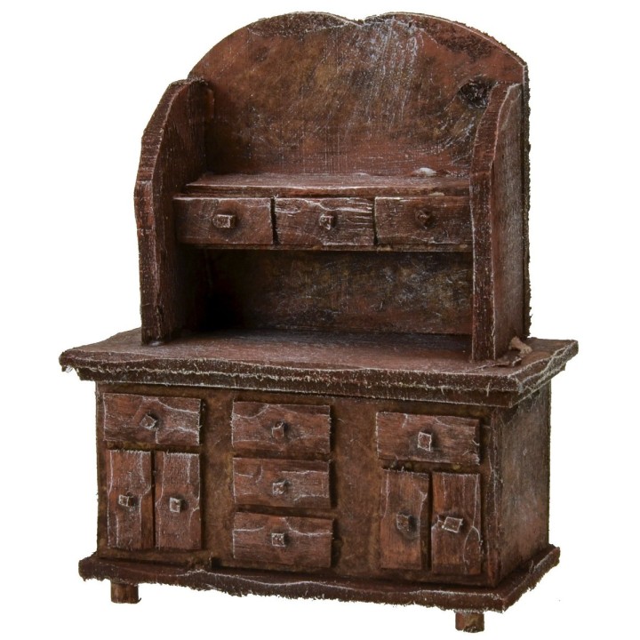 Aparador de madera envejecida cm 9x5x11 h