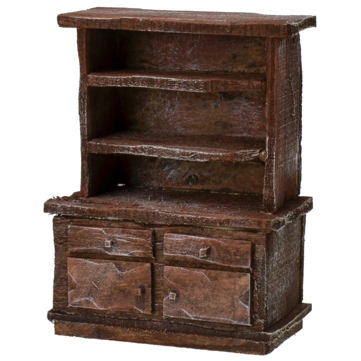 Credenza in legno antichizzato cm 8x5x11 h