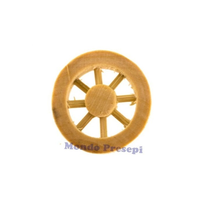 Rueda de madera ø 3 cm