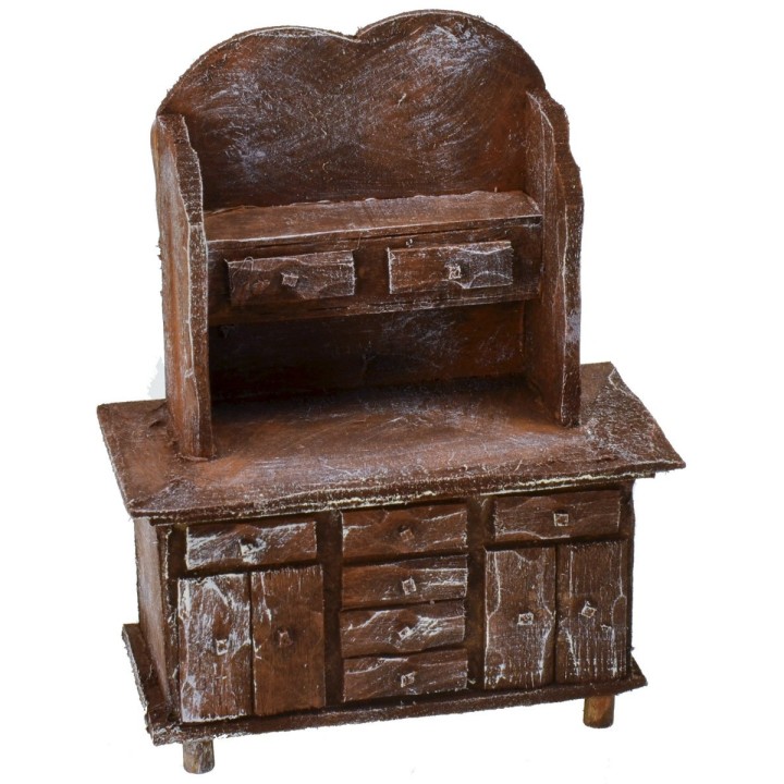 Sideboard in antiqued wood cm 11x6x14 h