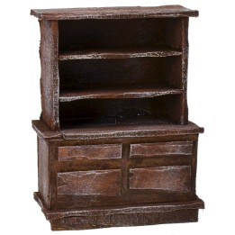 Sideboard in antiqued wood cm 10,5x5,5x14 h