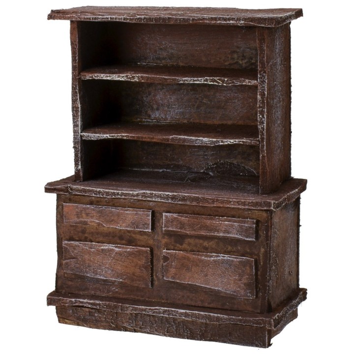 Sideboard in antiqued wood cm 10,5x5,5x14 h