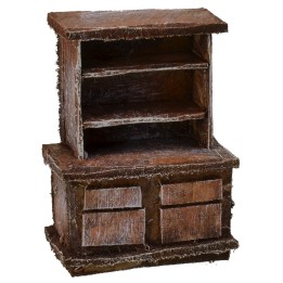 Aparador de madera envejecida cm 5x3x7 h